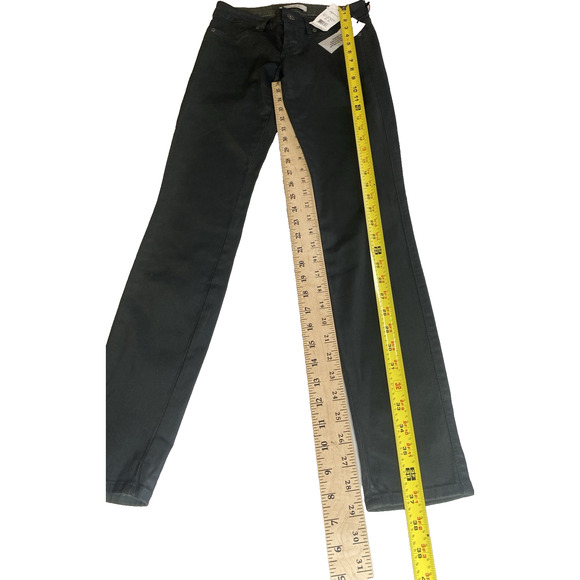 Rich & Skinny Jeans Womens 24 NEW Forest Leather Coated Skinny Pants MSRP $176 - Picture 8 of 9